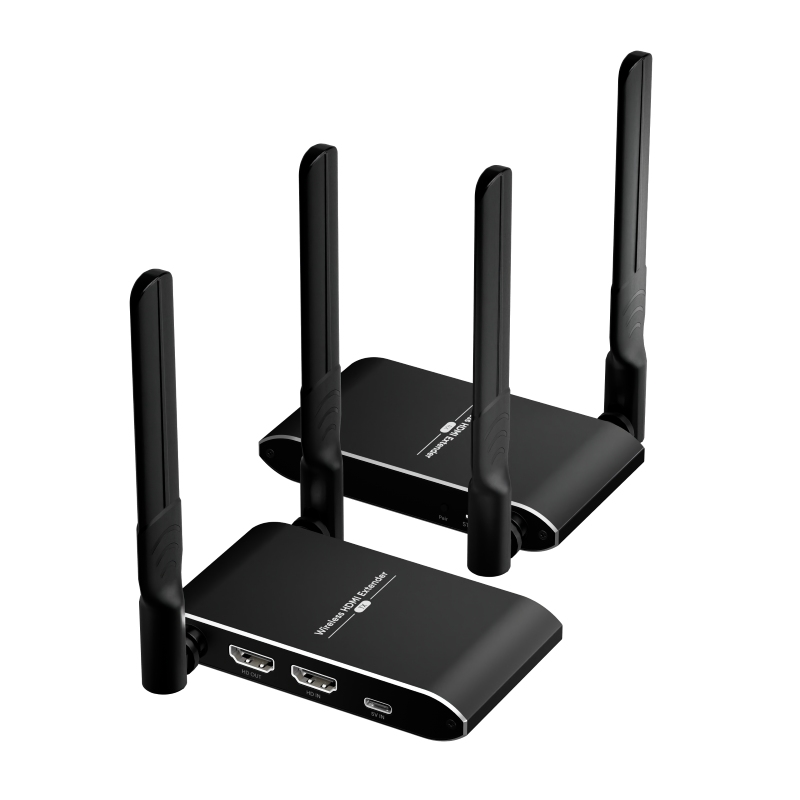 Supports 5G transmission Wireless HDMI Extender Plug and Play 4K 30Hz 150m Range HDMI Wireless Trans