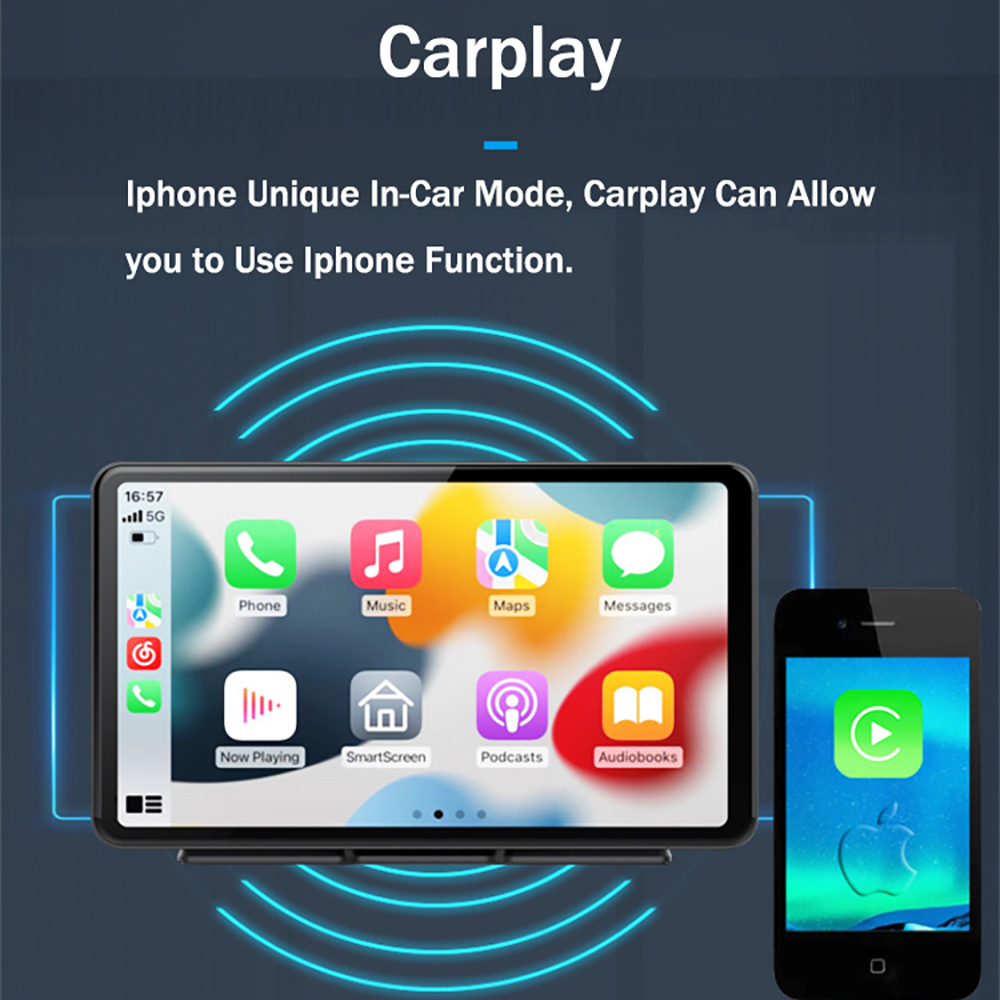 Wireless Carplay 7 inches screen audio 