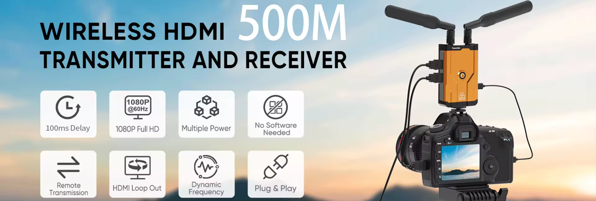 500M professional wireless HDMI Extender