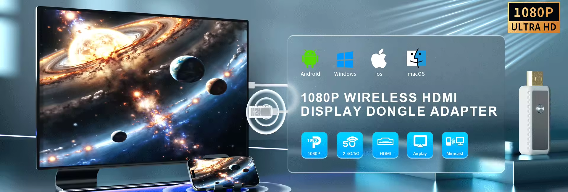 Wireless Screen Mirrorcast