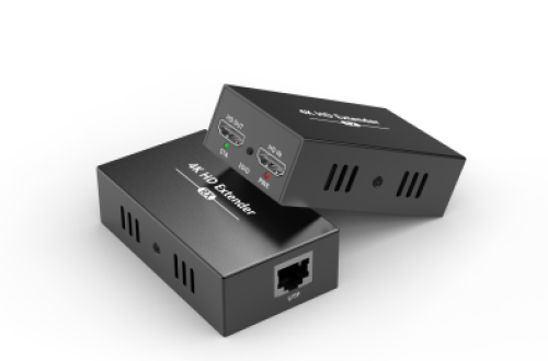 4K 100m HDMI Extender Over CAT6/7 @1080p, 4K30Hz HDCP 1.4, Loopout, Copy EDID, Near Zero Latency