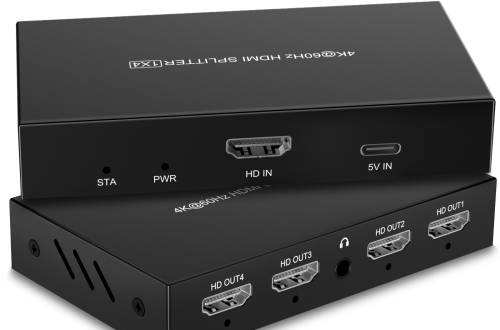 Factory price Mini HD 4k 60hz HDMI Splitter Audio 1 In 4 Out HDCP2.2 Splitter 4 in 1 HDMI 