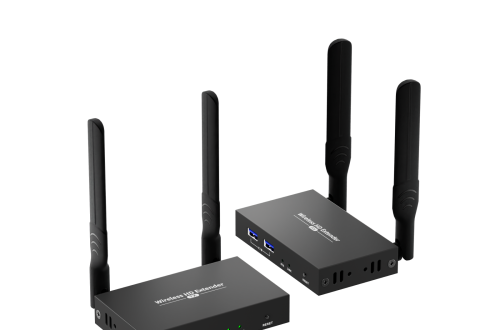 Wireless HDMI KVM Extender 200M 5G, Over Ethernet IP Address HDMI to HDMI Wireless Video Transmitter