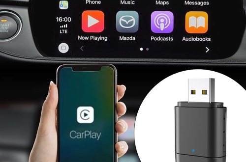 Carplay Android Auto Wireless Adapter Dual Port Type-C + USB 